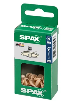 Spax France Cache Vis Et Cache Trou-Cache-vis vis Z2 beige ø12 mm - 25 pièces