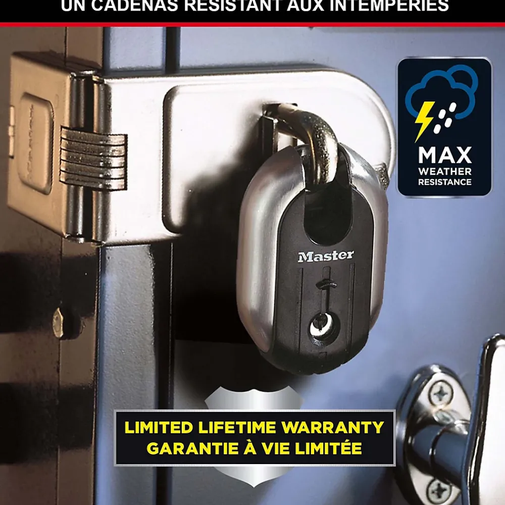 Master Lock Cadenas Acier inoxydable Excell 60 x 87 mm