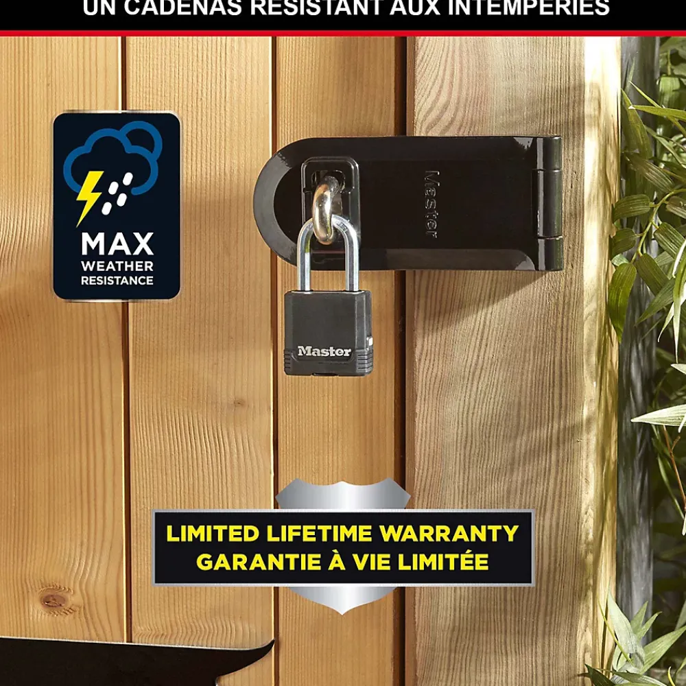 Master Lock Cadenas, Antivol-Cadenas Acier laminé Excell 48 x 46