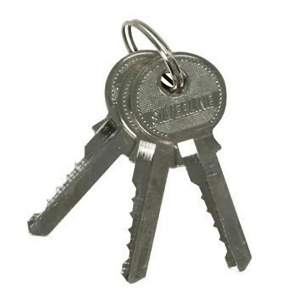 Silverline Cadenas Circulaire en Acier Inoxydable 70 mm - Sécurisé et Durable - Protection Optimale -