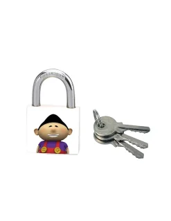 Thirard Cadenas, Antivol-Cadenas à clé Better World, acier, intérieur, anse acier, 30mm, 3 clés -