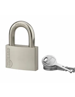 Thirard Cadenas, Antivol-Cadenas à clé Cinox, inox, extérieur, anse inox, 60mm, 3 clés -