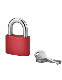 Thirard Cadenas, Antivol-Cadenas à clé Colorful, laiton, intérieur, anse acier, 50mm, 3 clés -