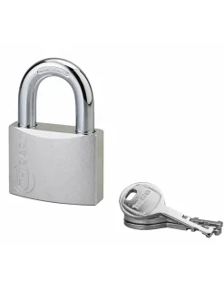 Thirard Cadenas, Antivol-Cadenas à clé Colorful, laiton, intérieur, anse acier, 50mm, 3 clés -