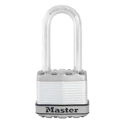 Master Lock Cadenas, Antivol-Cadenas à clé Excell M1EURDLH acier laminé l.45 mm hauteur de l'anse 51 mm