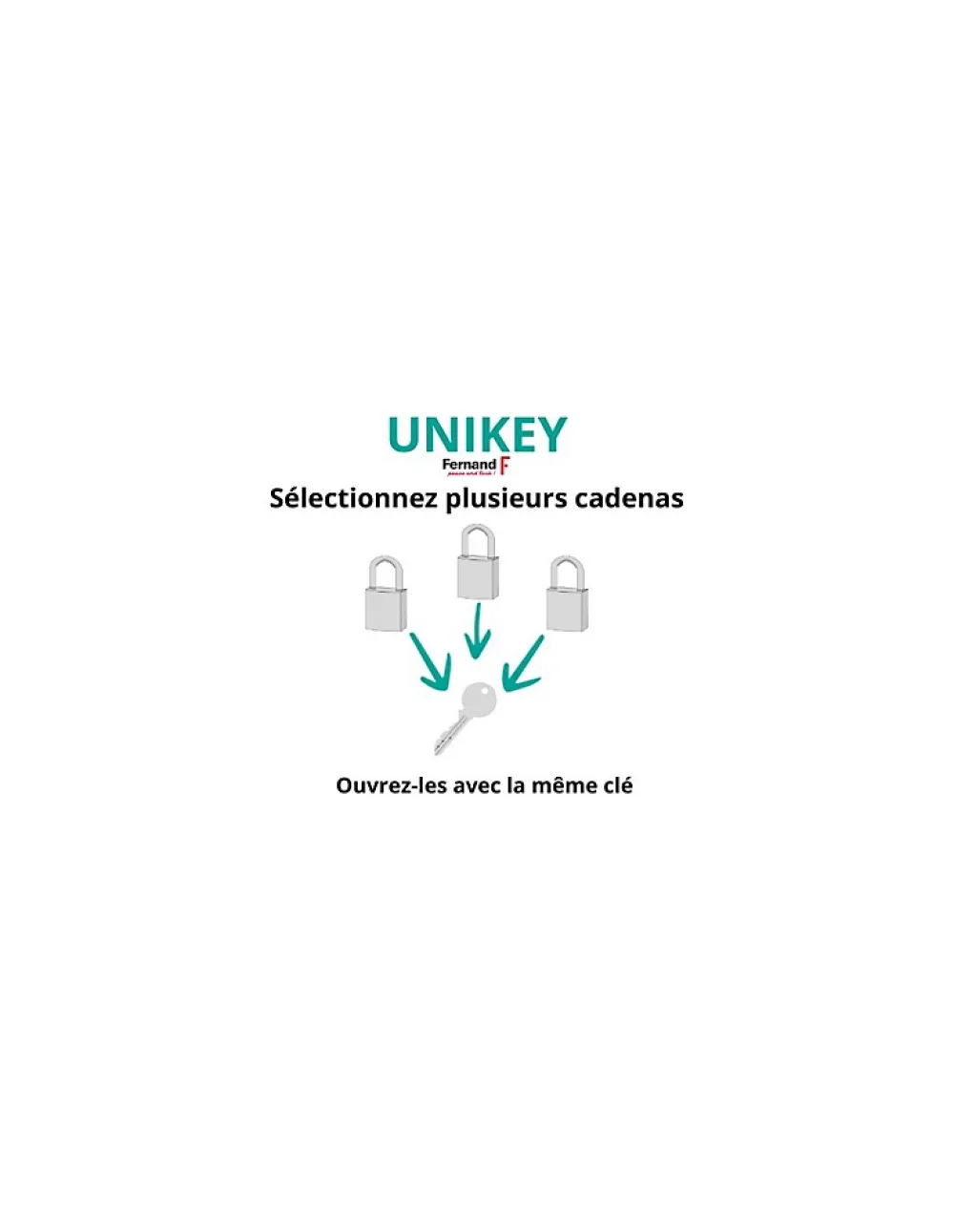 Thirard Cadenas, Antivol-Cadenas à clé Sea Line UNIKEY (achetez-en plusieurs, ouvrez avec la même clé), 35mm, 2 clés -