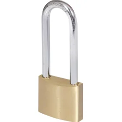 Smith & Locke Cadenas, Antivol-Cadenas à clé BC7730L (1151) en laiton anse longue l.30 x H. 27 mm