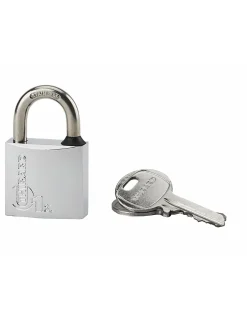 Thirard Cadenas à clé Type 1, laiton, extérieur, anse inox, 30mm, 2 clés -