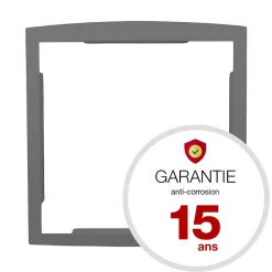 Renz Cadre d'encastrement Gris perle 7037M