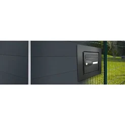 DAD Cadre d'encastrement pour Boite aux lettres Profil+ Noir