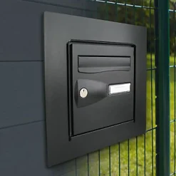 DAD Cadre D'Encastrement Pour Boîte Aux Lettres-Cadre d'encastrement pour boîte aux lettres Profil+ Gris