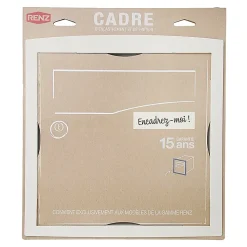 Renz Cadre D'Encastrement Pour Boîte Aux Lettres-Cadre d'encastrement Ton Pierre aspect sablé RAL 1013 S
