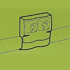 Legrand Interrupteur En Saillie-Cadre 2 postes appareillage saillie pour plinthe 80 x 20 mm