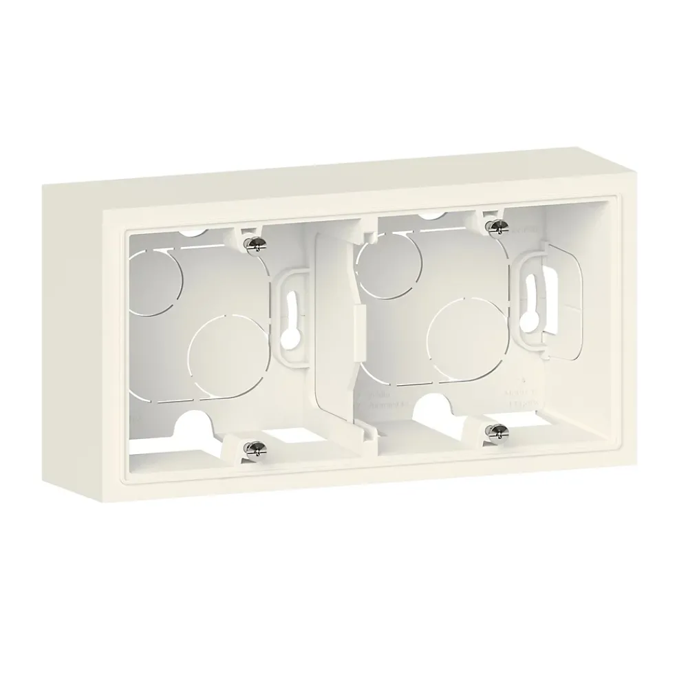 Legrand Cadre support saillie 2 postes Dooxie blanc