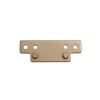 Hardwarexchange Cale en acier pour crochet standard, 16 mm Fer Bronze