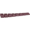 Diall 8 cales meuble plastique Marron