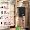 Camplux Chauffe-Eau Gaz-BW158BC Chauffe-eau instantané au propane/butane 6 l/min 30/37 mbar avec housse contre la pluie