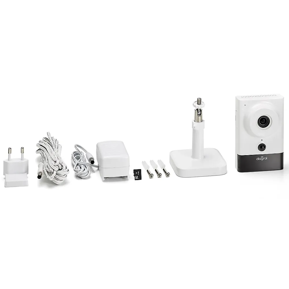 Diagral Caméra connectée intérieure fixe DIAG22VCF