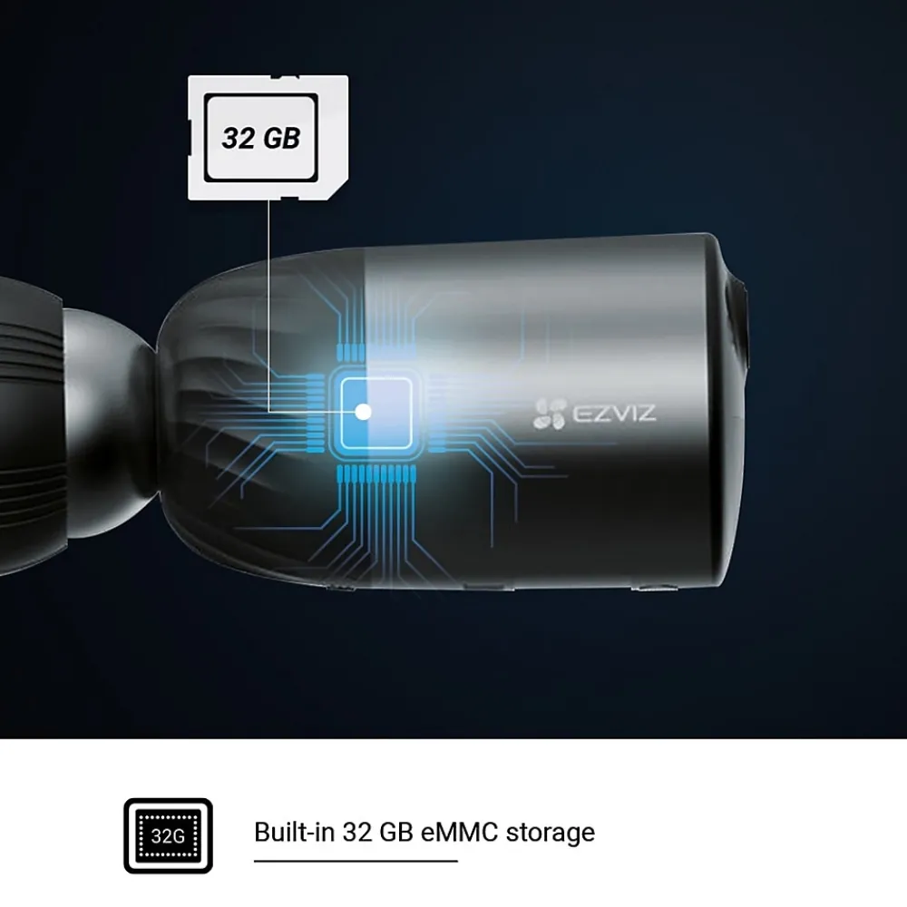 Ezviz Caméra De Surveillance-Caméra de sécurité intérieure et extérieure BC1C 2K
