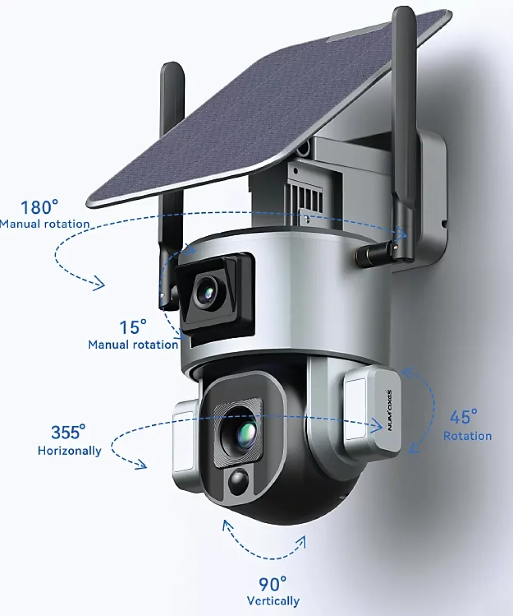 Numaxes Caméra De Surveillance-Caméra de surveillance CAM1071 4G