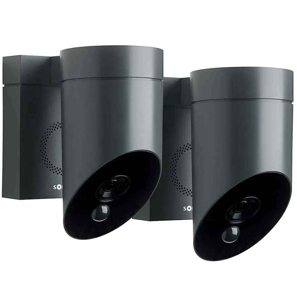 Somfy Caméra de surveillance extérieure 1870472, lot de 2
