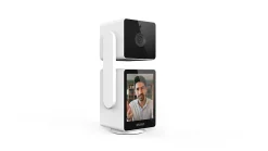Dio Connected Home Caméra De Surveillance-Caméra de surveillance intérieure connectée motorisée avec écran
