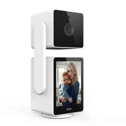 Dio Connected Home Caméra De Surveillance-Caméra de surveillance intérieure connectée motorisée avec écran