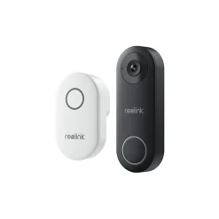 Reolink Caméra de surveillance Sonnette exterieur connectee D340W Noir