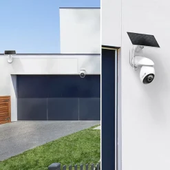 TP-Link Caméra De Surveillance-Caméra de vidéosurveillance extérieure avec panneau solaire TC92 blanc