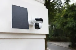 Ezviz Caméra de vidéosurveillance extérieure avec panneau solaire CS-HB90/SP-R100 blanc