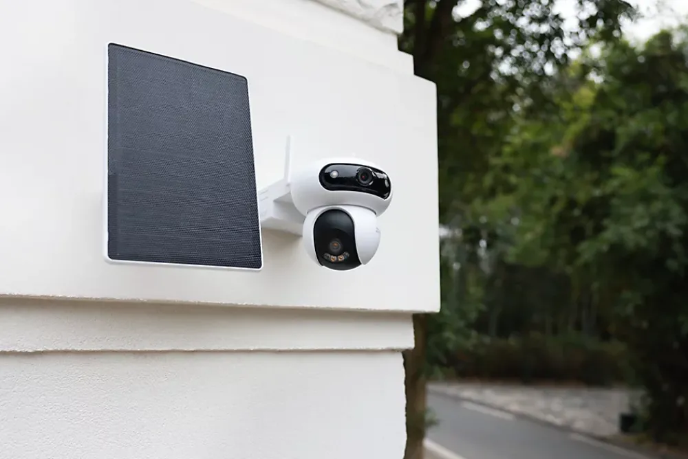 Ezviz Caméra de vidéosurveillance extérieure avec panneau solaire CS-HB90/SP-R100 blanc
