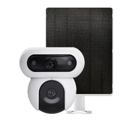 Ezviz Caméra de vidéosurveillance extérieure avec panneau solaire CS-HB90/SP-R100 blanc