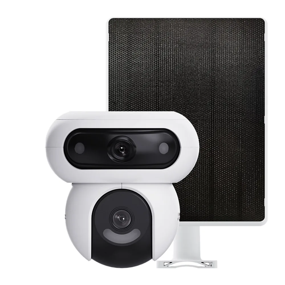Ezviz Caméra de vidéosurveillance extérieure avec panneau solaire CS-HB90/SP-R100 blanc