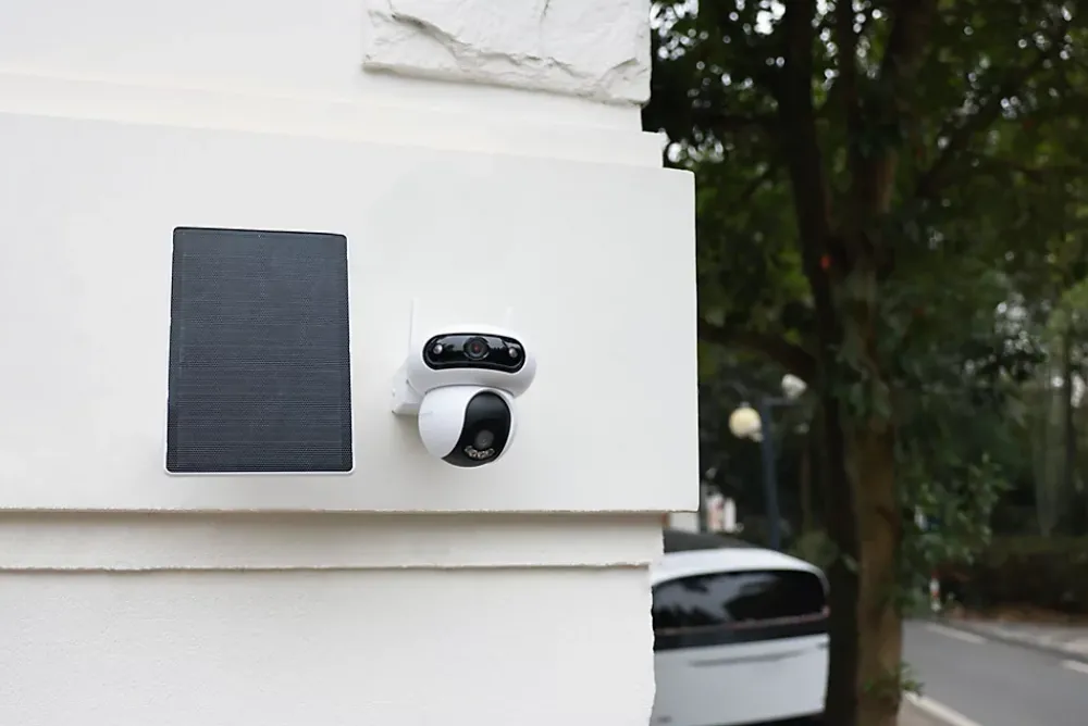 Ezviz Caméra de vidéosurveillance extérieure avec panneau solaire CS-HB90/SP-R100 blanc