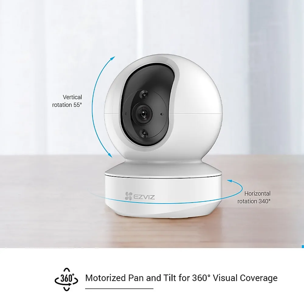 Ezviz Caméra de vidéosurveillance rotative TY1