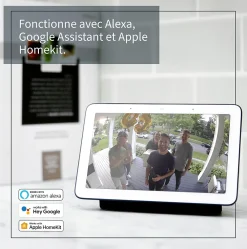 Arlo Caméra De Surveillance-Caméra de vidéosurveillance sans fil Floodlight Pro3 2K blanche