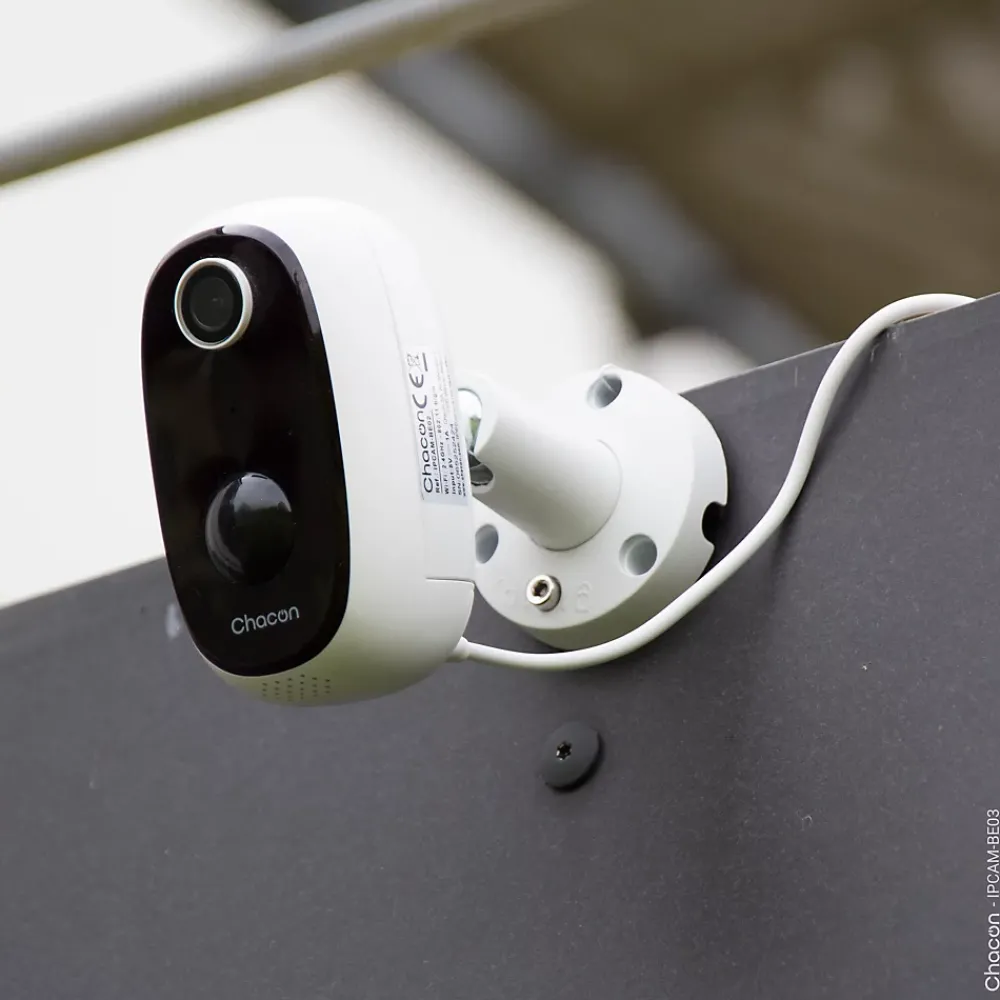 Chacon Caméra De Surveillance-Caméra de vidéosurveillance sans fil extérieure panneau solaire