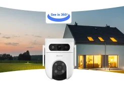 Ezviz Caméra extérieure motorisée H9C 3MP 2K