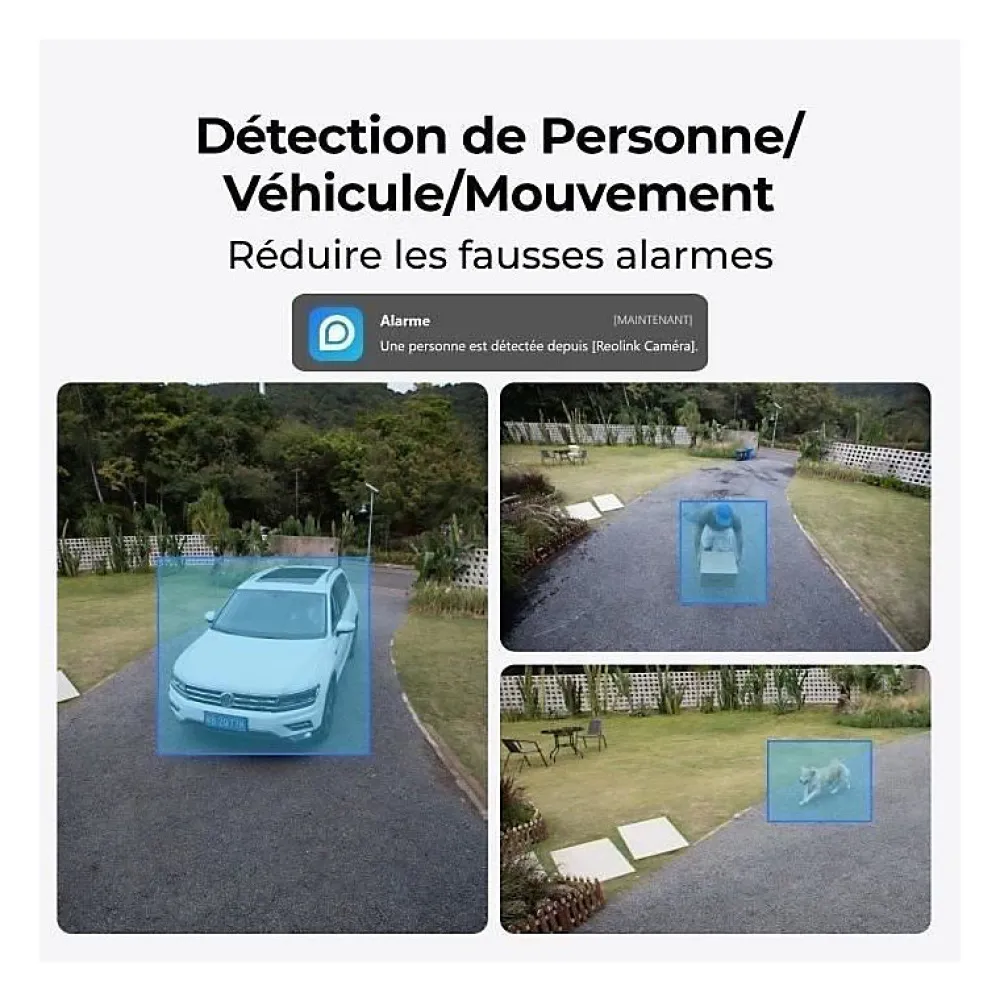 Reolink Caméra De Surveillance-Caméra extérieure - - W320 - Blanc