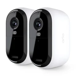 Arlo Caméra De Surveillance-2 caméras de vidéosurveillance extérieures 2K blanches Essential2