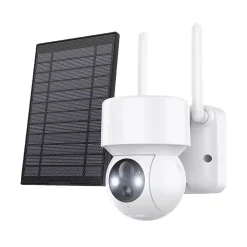 Semac Caméra Wifi Extérieure Motorisée Solaire Compatible TUYA