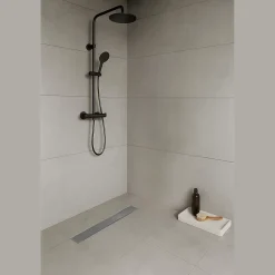 Saniverre Evacuation De Douche-Caniveau de douche Italienne DALA inox L.70 cm anti-odeurs + filtre, drainage performant -