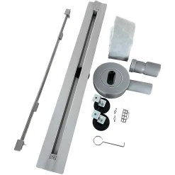 Saniverre Caniveau de douche italienne slim DEKI L.70 cm acier inoxydable avec siphon 360, drainage performant