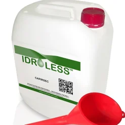 Idroless Capirsec Imperméabilisant Capillaire 10 litres + 1 canule - Liquide injectable qui empêche la remontée d'humidité dans les murs