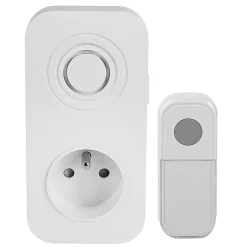 Blyss Carillon enfichable prise gigogne et bouton sans fil Soft Touch 36 mélodies