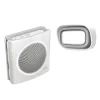 Extel Sonnette Et Carillon-Carillon sans fil à piles personnalisable portée 200m. six sonneries diBi Flash coloris blanc - - 081735