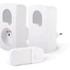 SCS Sentinel Carillons - - SONE DUO - Sans fil et sans pile - Lot de 2 - Portée 150+50 metres - Auto-alimenté