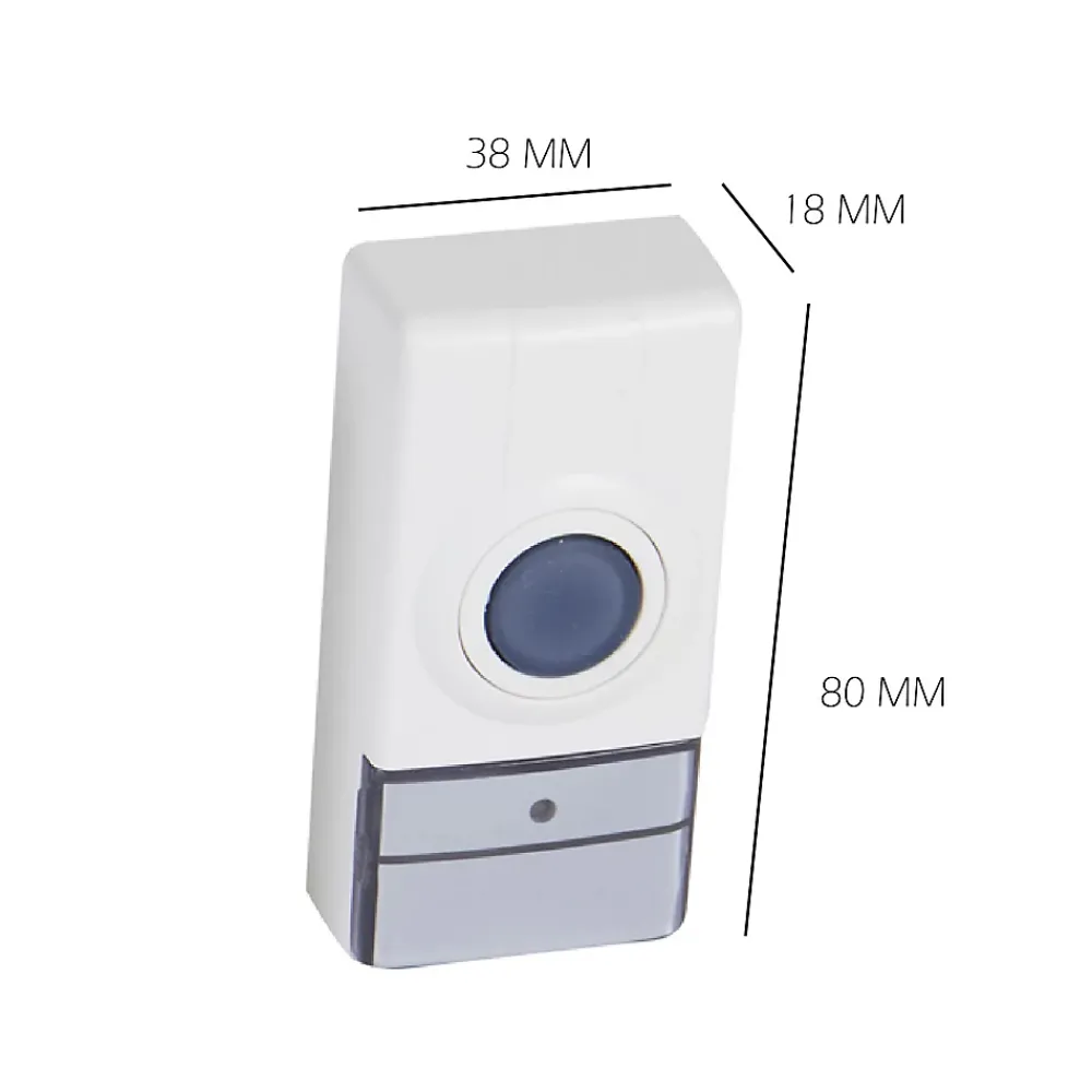 Kyf Carillon USB avec Flash LED Multi couleur et bouton de sonnette sur piles