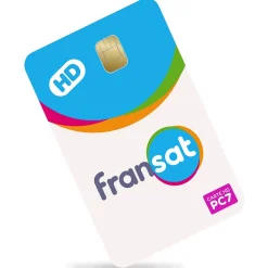 Fransat Carte HD PC7 seule de remplacement Valable 4 ans Eutelsat 5W