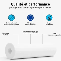 Sinea Cartouche anti-sédiments 9' 3/4 double gradient lot de 6
